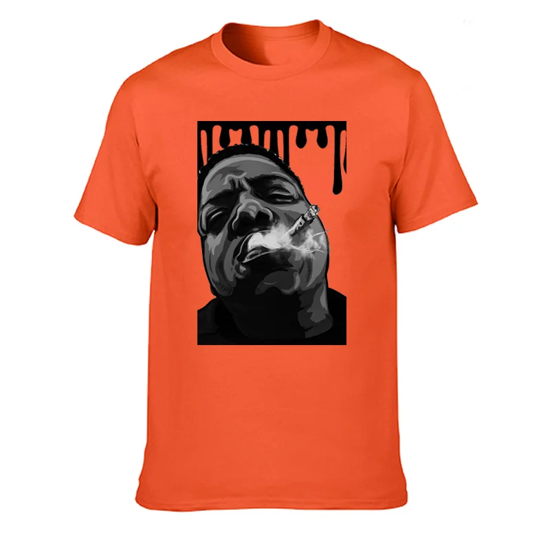 New Notorious B.I.G. Mens T-Shirt Biggie Smalls Rapper Hip Hop Tee Big New cotton Fashion Men'S High Quality Tees Casual Tops