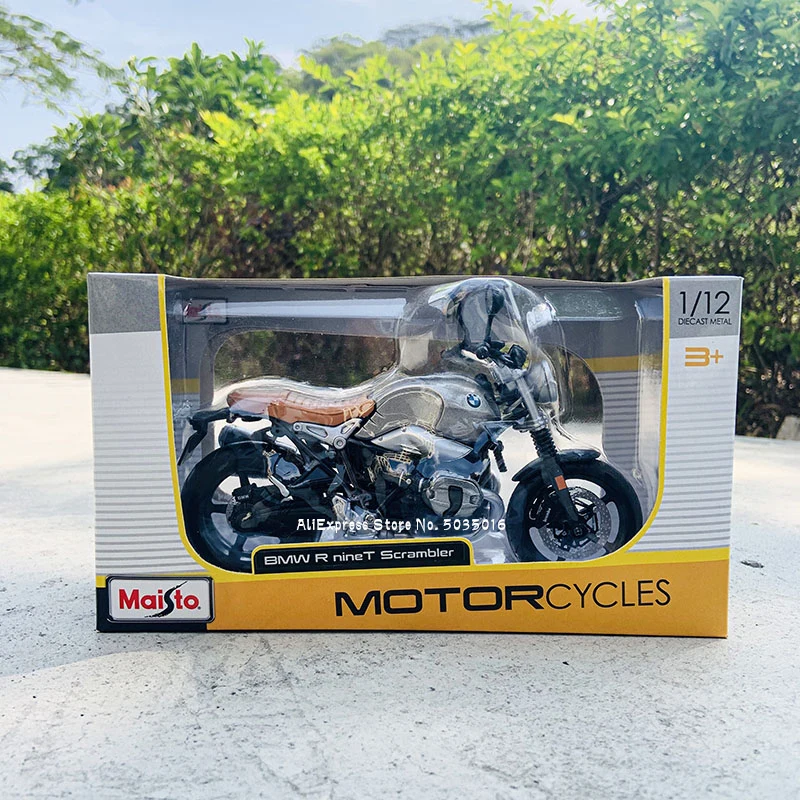 Maisto 1:12 BMW R nineT Scrambler simulation alloy motocross authorized motorcycle model toy car Collecting gifts