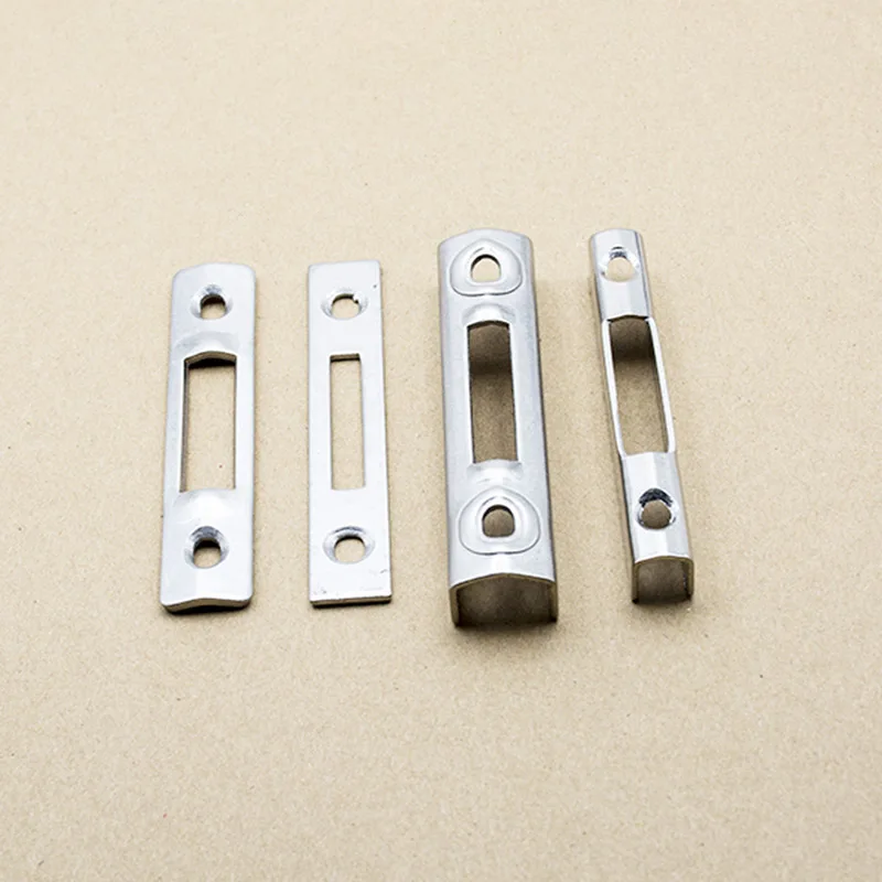 Liga de alumínio porta móvel e janela Hardware, Bar gancho bloqueio Patrs, Seat Lock Plate, 3pcs