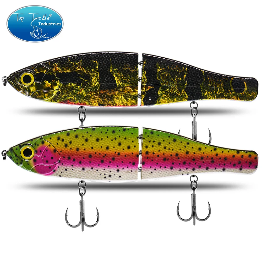 Swimbait articulado de hundimiento lento para lubina – Topwater - imagen 4
