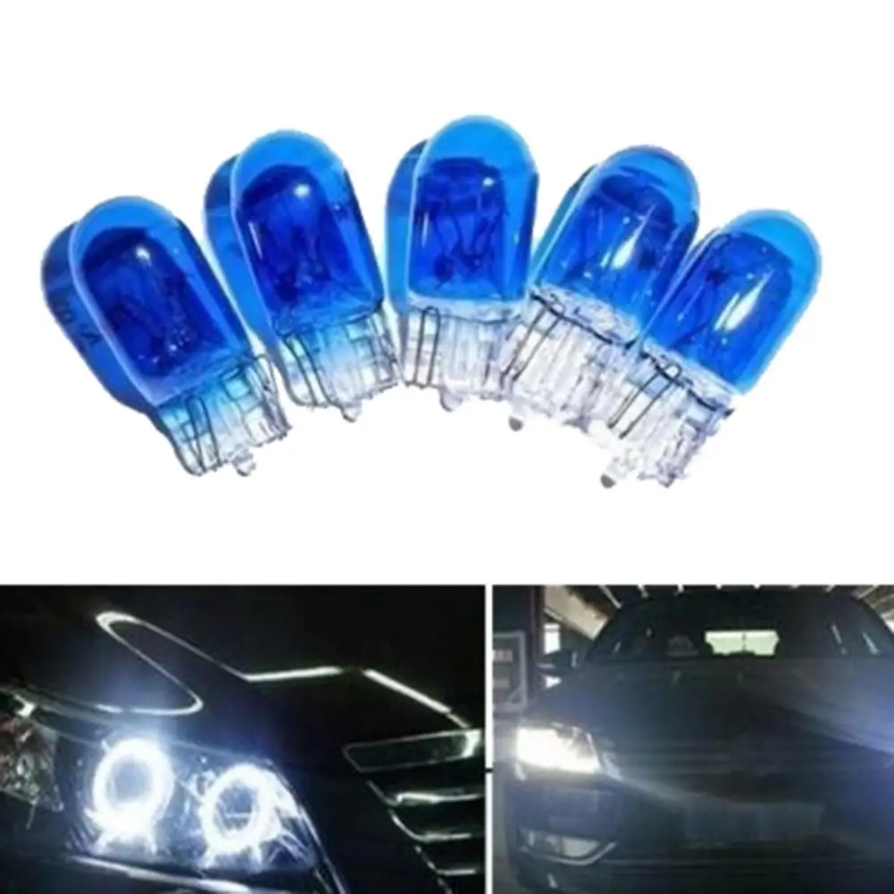 

10Pcs T10 W5W 194 Cool White 12V 5W Car Vehicle Xenon Halogen Light Lamp Bulb