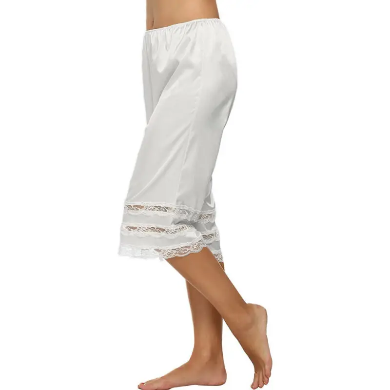 

US STOCK 27-28 Length Women Ladies Lace Mini Pettipants Slip Bloomer S M L XL