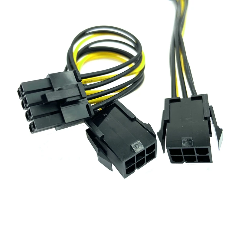 5 Chiếc PCI-E PCI Express PCIE 6 Nữ Sang 8 Pin Video Nam Thẻ Dây Nối Dài Dây Cáp Điện