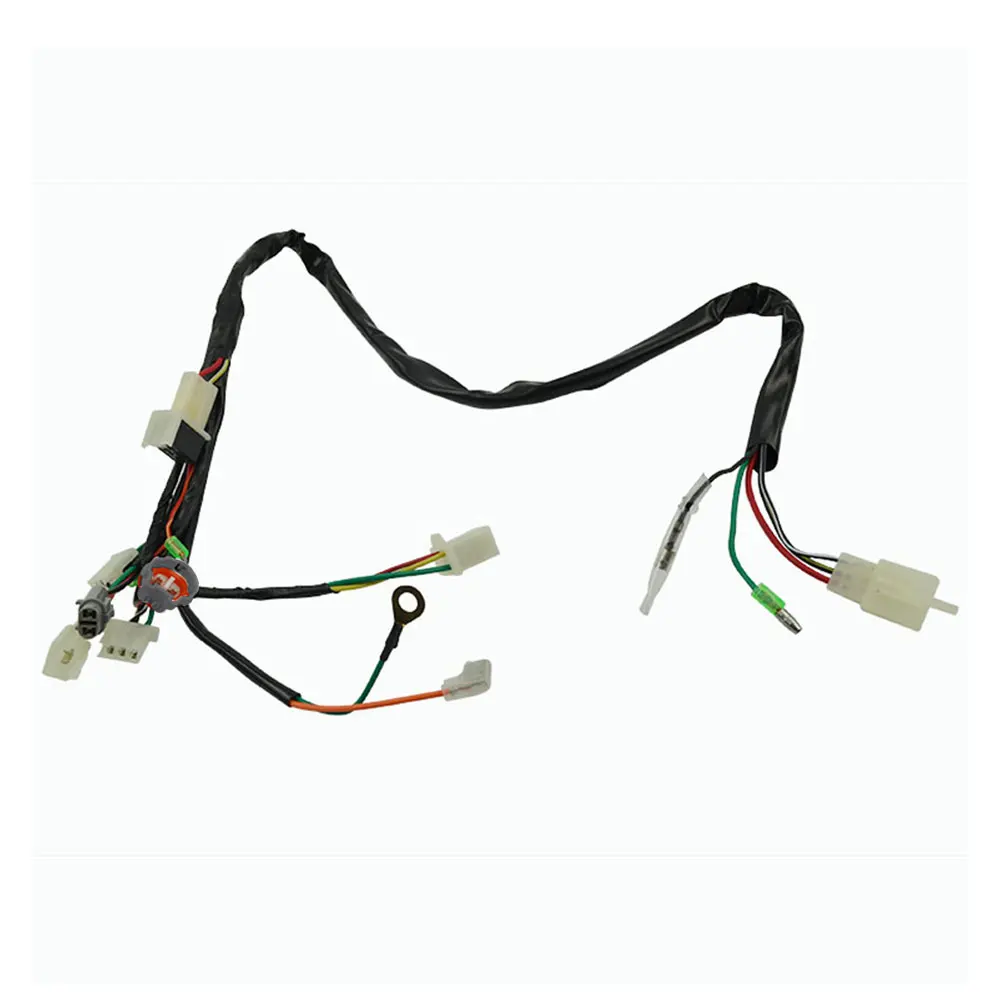 FLYPIG Electrical Main Wiring Harness Wire Loom Plus Connectors for Yamaha PW50 PY50  Peewee 50 2-stroke 50CC