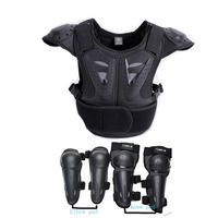 Child Vest suit Armor Motocross Sports Racing Armor Roller Skating body Protection With Knee elbow Combination Kids Waistcoat
