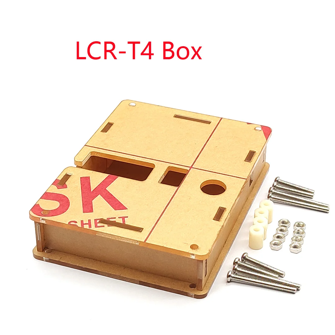 

Diode Triode Capacitance ESR Meter MOS PNP LCR-T4 Transistor Tester LCD Display Mega328 Transistors Diodes Acrylic Case