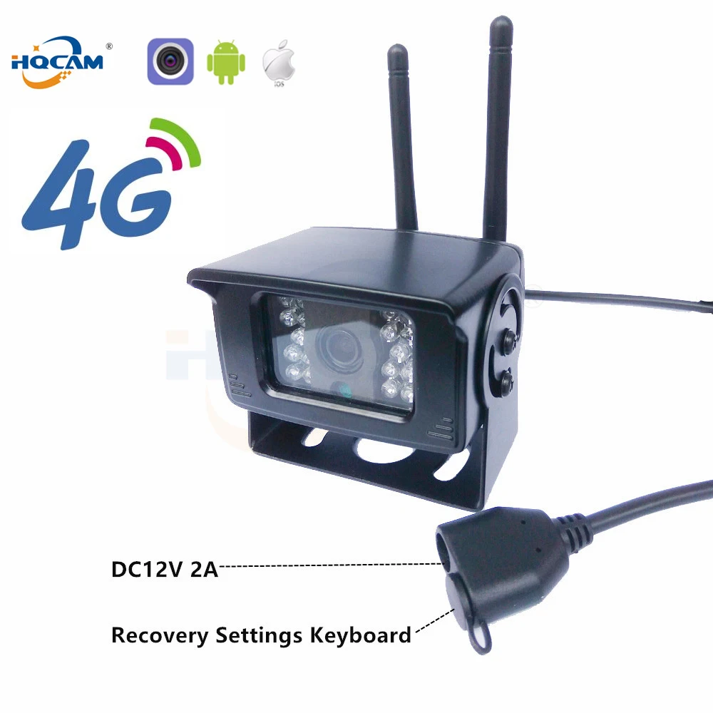 

HQCAM 5MP 3MP 2MP 4G Wireless P2P Wifi Ip Security Outdoor Support TF Card 3G 4G SIM Card Night Vision Bus Taxi Excavator Camera