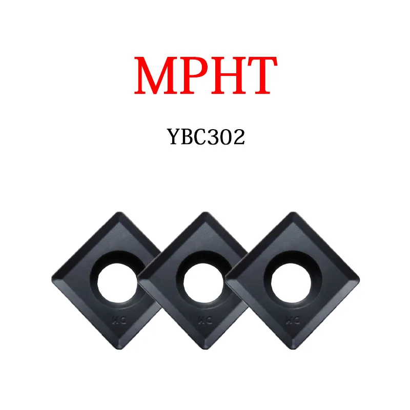 MPHT 060304 120408 MPHT060304 MPHT120408 -DM YBC302 Processing Steel Original Inserts HIgh Quality CNC Three Side Milling Blade