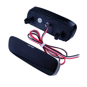 Angragon-Led Reflecting Light Bumper Rear, Smoken Lens for Citroen C1, C5, Peugeot 107, 206, 607, Expert, Fiat, Scudo, Black, PAR 12 MAIN SALES LED LED LANGER PEUGEOT 206 - №7
