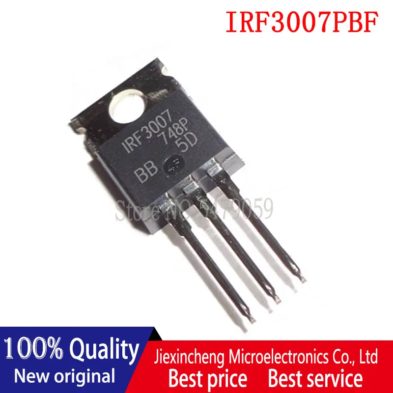 New original  IRF3007PBF IRF3007 N-CH 75V 75A TO-220 MOSFET