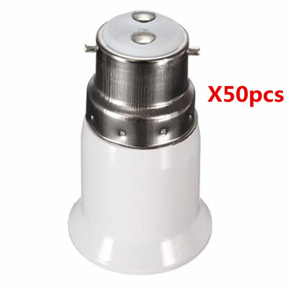 Lâmpada LED Lâmpada Base Conversão Holder, B22 a E27 Socket Adapter, Conversor de luz, Peças de iluminação