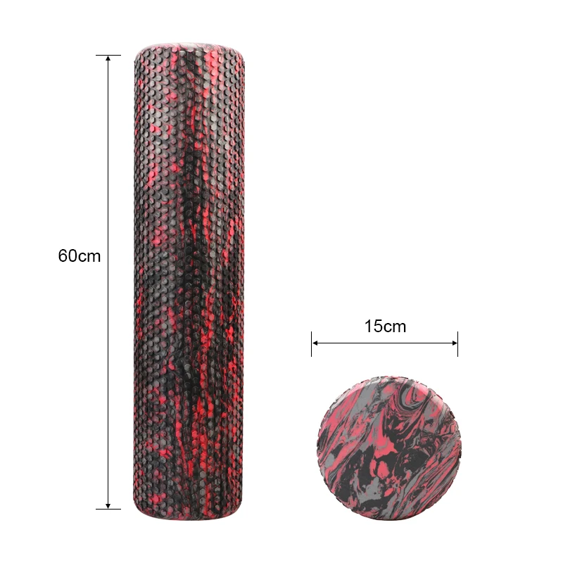 Quality 60/45/30cm Yoga Column Yoga Block Pilates Eva Foam Roller Massage Roller Muscle Tissue Fitness Gym Yoga Pilates Sports