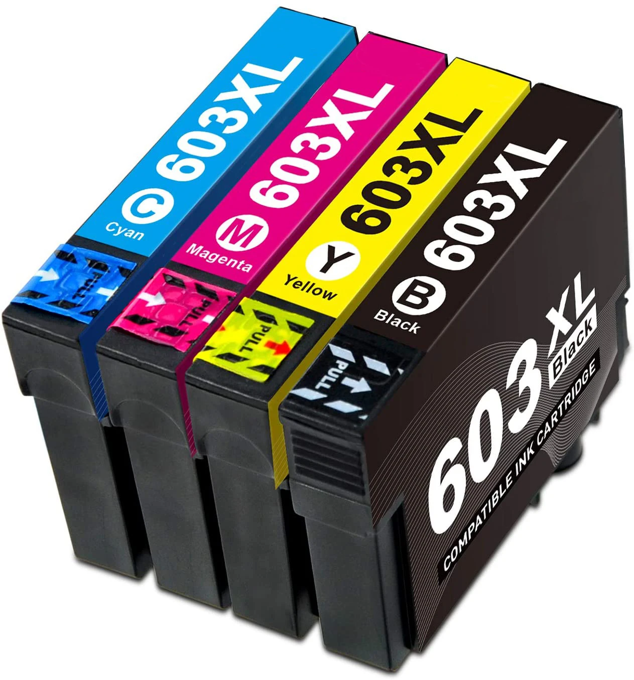 Epson 603 603XL Ink Cartridges Compatible for XP-2100 XP-2105 XP-4100 XP-4105 XP-3105 XP-3100 WorkForce WF-2830 WF-2835 WF-2850