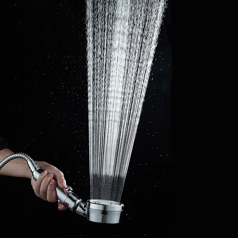 SHAI New Arrival Handheld Shower Head One Key To Stop Water With Filter Shower Head 3 Functions Saving Water High Pressure Showe