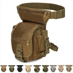 Tactical Drop Leg Bag Adjustable Outdoor Sport Hunting Accessories Belt Bag Army Waist Packs Molle Leg Pouch Hiking Cycling Bag