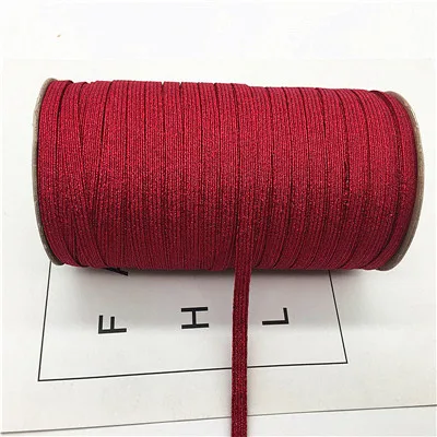 Glitter Elastic Sewing Band, 1 Roll for DIY Crafts