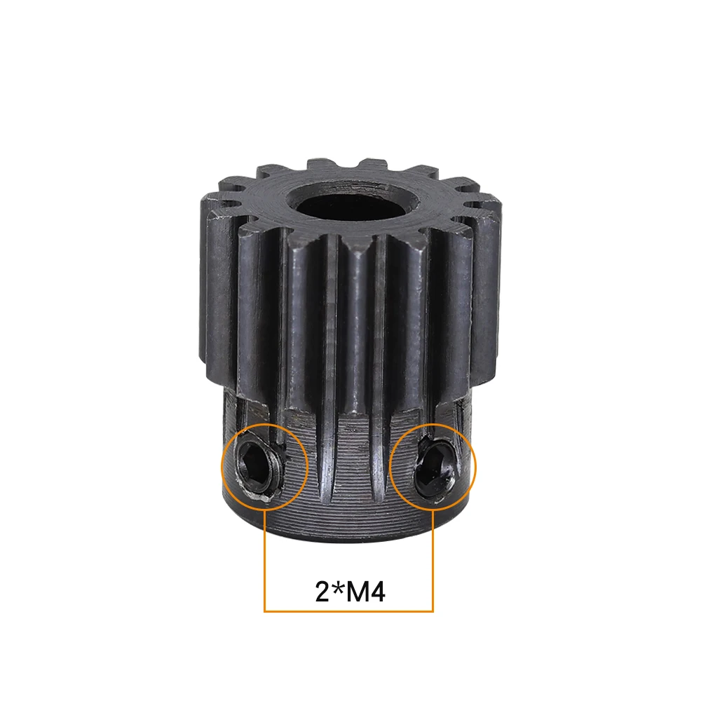 وحدة 1 حفز والعتاد 1 متر-15T/16T SC45 # الكربون الصلب المواد ترس المحرك تتحمل حجم 4/5/6/6.35/7/8 ملليمتر نقل الملحقات