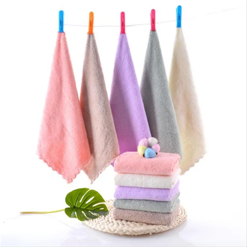 25*25cm Baby Care Towel Square Luxury Soft Microfiber infant Face Hand Cloth Towel baby Cleaning Practical Face Towel Wipe Cloth