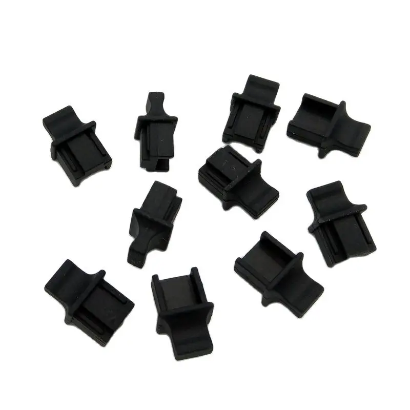 10pcs RJ45 Protective Rubber Cover Network Connector End Cap