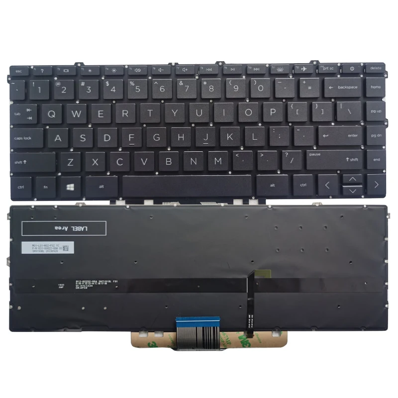 NEW US laptop keyboard For HP TPN-I137 L96526-001 14-DW 14-DW0052TU 14-DW1032TU DW0044TU 14-DV 14-dv0003TX TPN-Q244 backlight