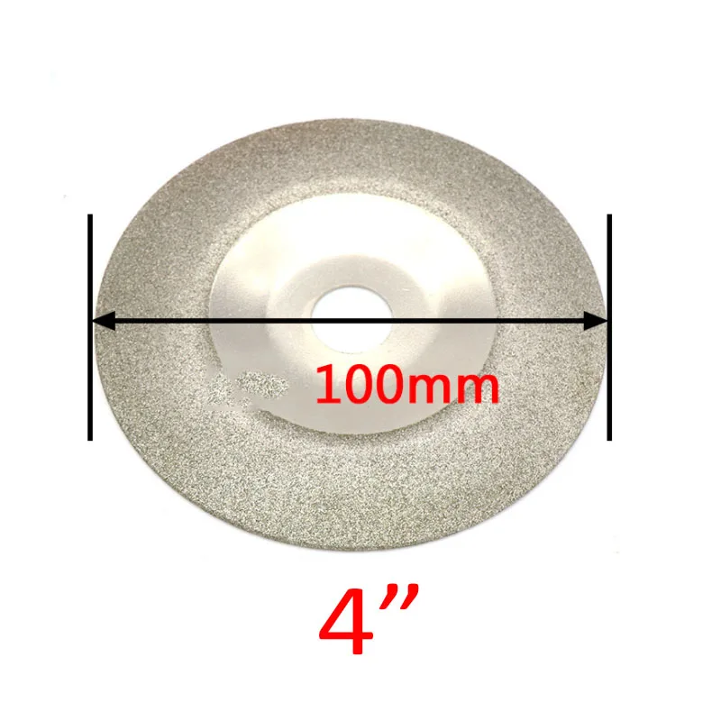 4 "Kim Cương Đĩa Mài Cung Tròn Emery Đĩa Mài Góc Đĩa Mài Cho Vòng Mài Cạnh Của Kính gốm Sứ