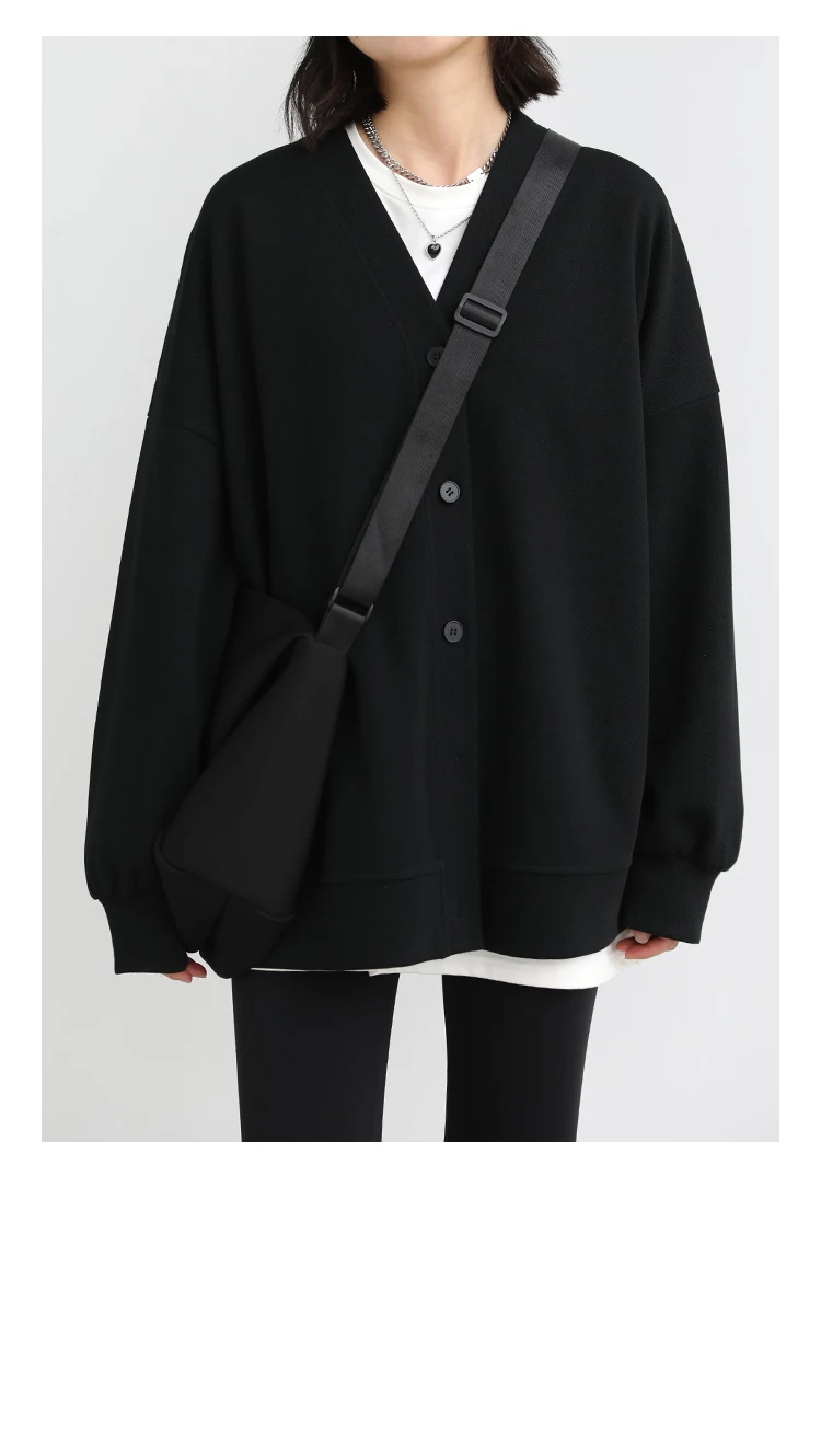 CHIC VEN Korean Women's Sweatshirts Solid Plush Thick Warm Loose Casual Female Tops Office Lady Coats Jacket Autumn Winter 2026