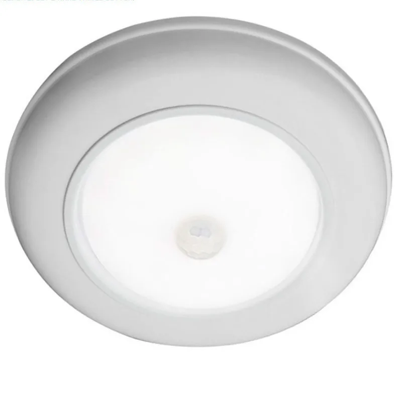 

Wireless Motion Sensor Ceiling Light Battery Operated Sensing Activated LED Lamp Entrance Closet Stairs Hallway Garage WJ525