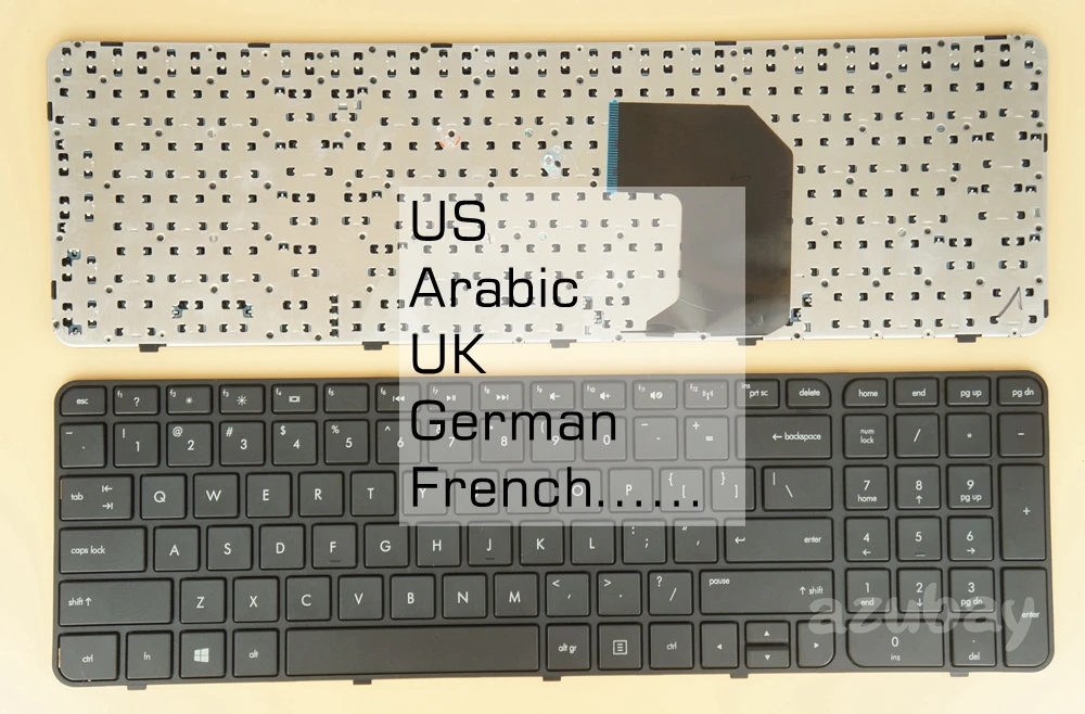 Nos AR Reino Unido GR FR teclado para HP MP-11N13US-920 Aer39u02210 674286- 682748- 685126- 697477- 699146- 699815- 001 171 031 051 041