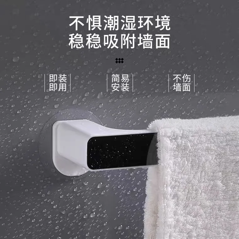 Portasciugamani senza punzonatura toilette appeso a parete semplice portasciugamani bagno appeso asciugamano da bagno gancio unipolare mensola