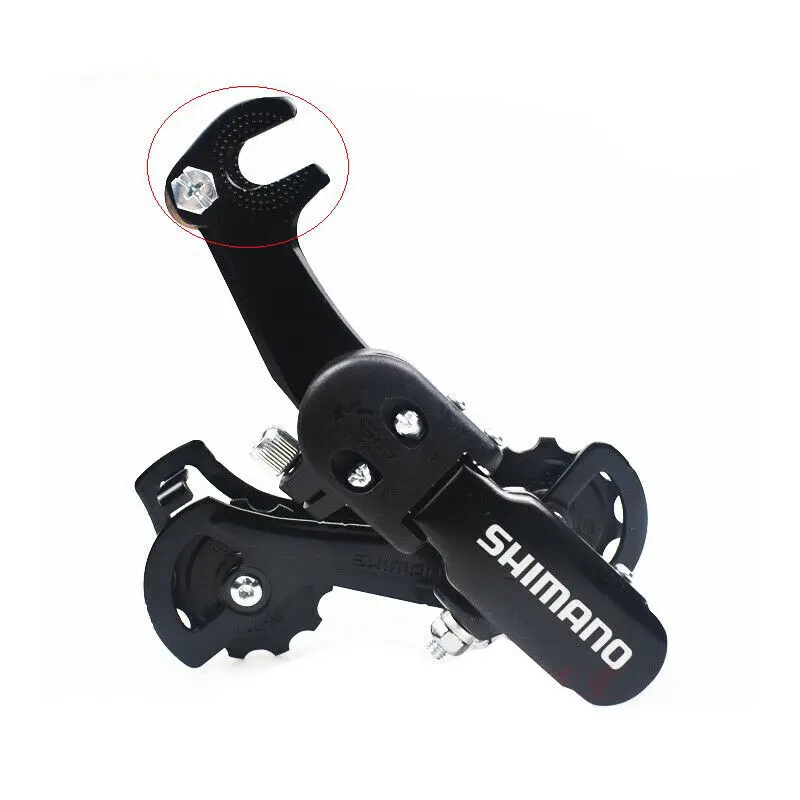 Shimano TOURNEY RD-TZ31-A-GS 6 velocidades 7 velocidades 18 velocidades 21 velocidades gancho e olho desviador traseiro para mtb mountain bike