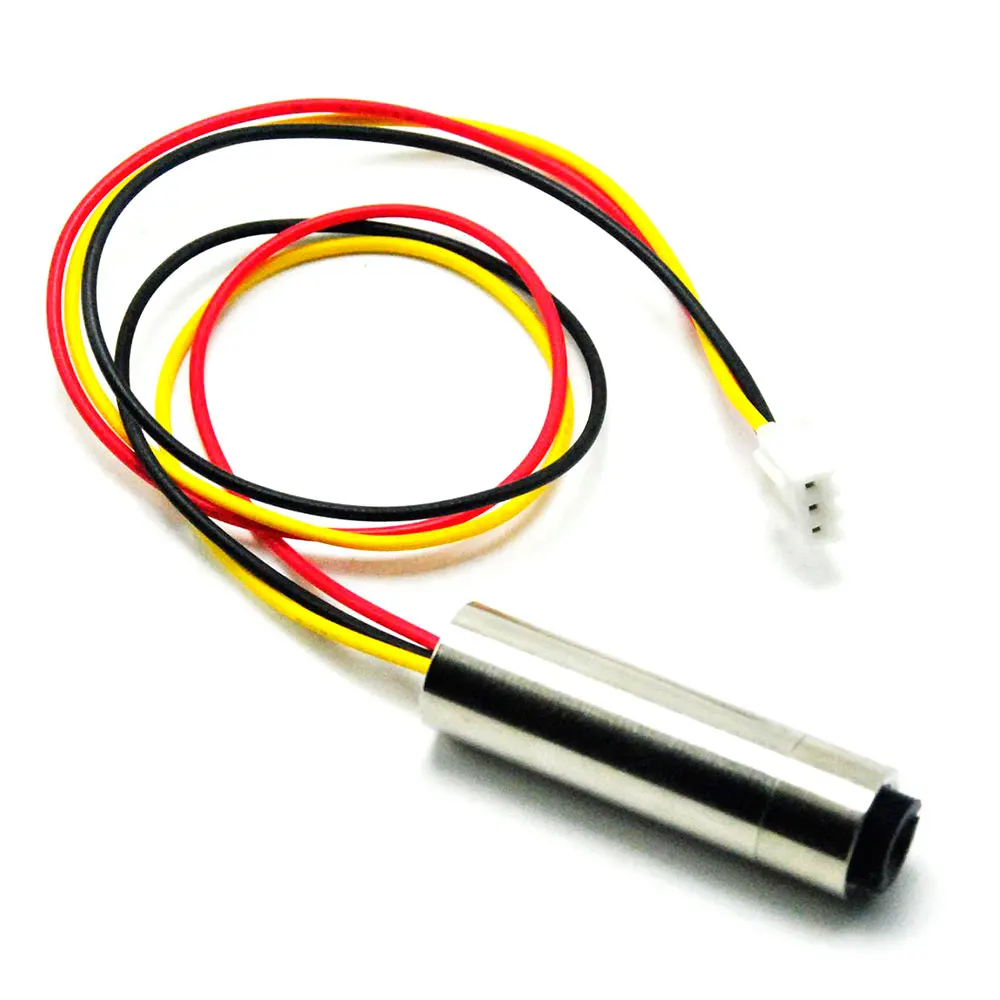 Módulo de diodo láser infrarrojo, cabeza de punto de enfoque con TTL 0-15KHz, 12mm x 30mm, 5VDC, 980nm, 30mW