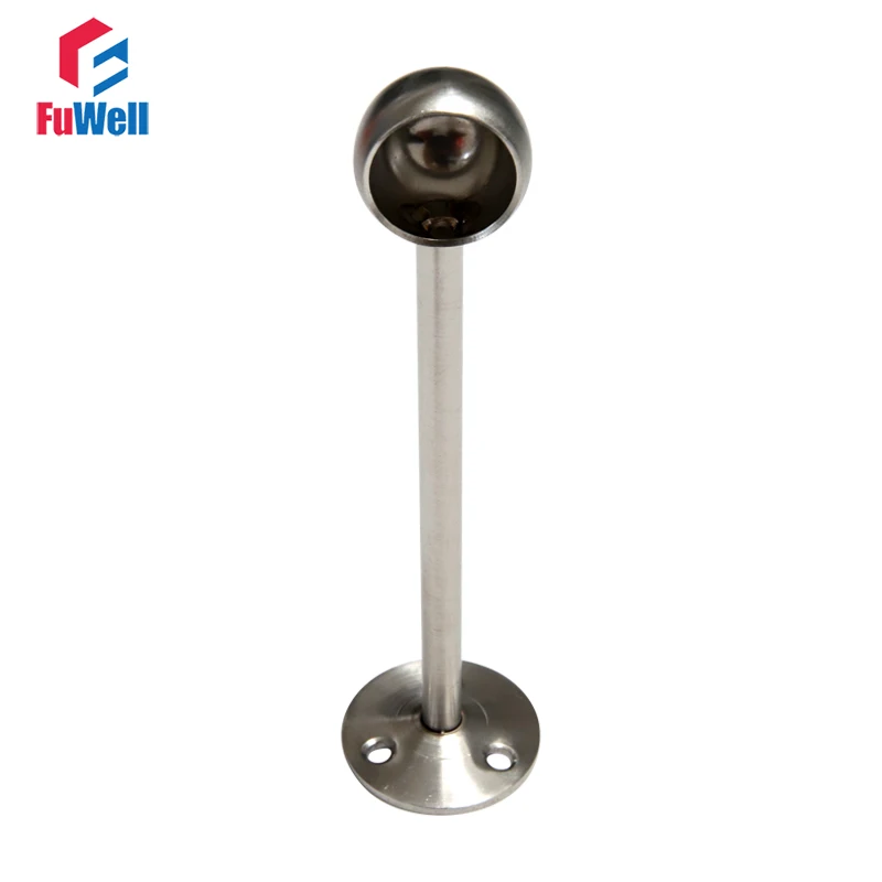 2pcs Pipe Bracket Flange Clothes Rod Seat Hanger Bracket 19/22/25mm 304Stainless Steel Pipe Bracket Flange