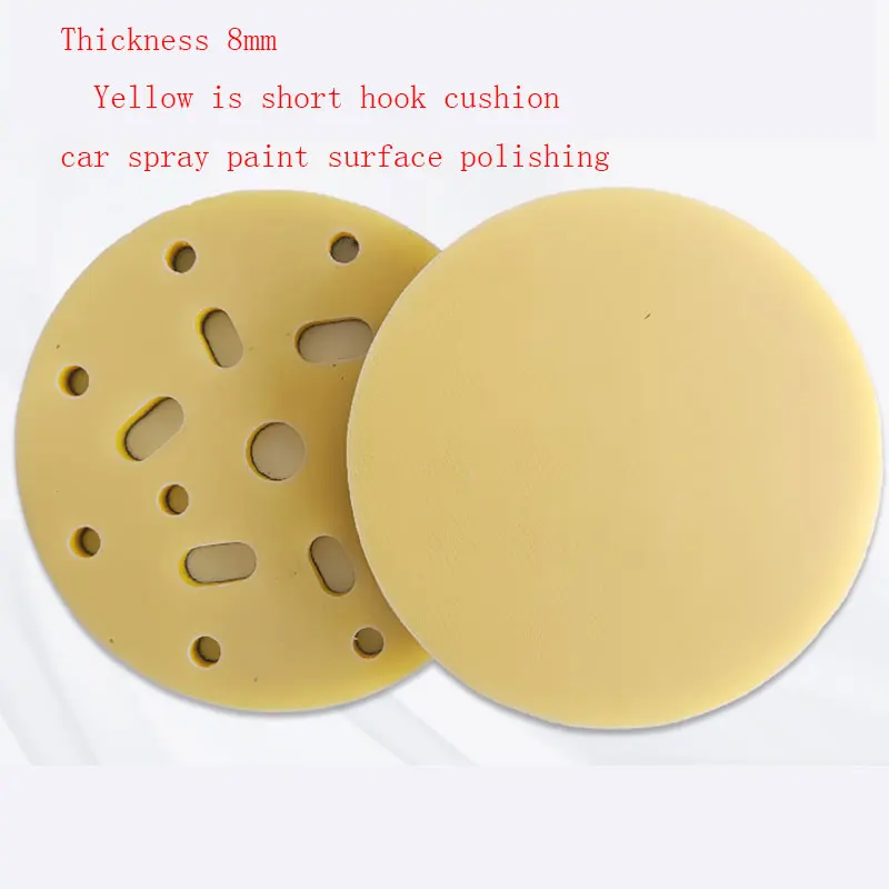 

6 Inches150 MM 17-Hole Soft Sponge Interface Sanding Pad Sanding Machine Soft Cushio Grinding Car Polishing Spray Paint