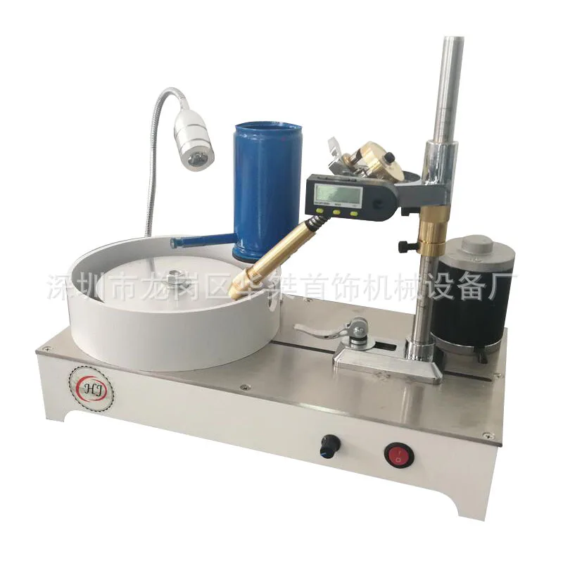 

New Gem Faceting Machine Jade Stone Angle Machine Jewelry Polisher Flat Grinder Speed Adjustable 1800RPM Y