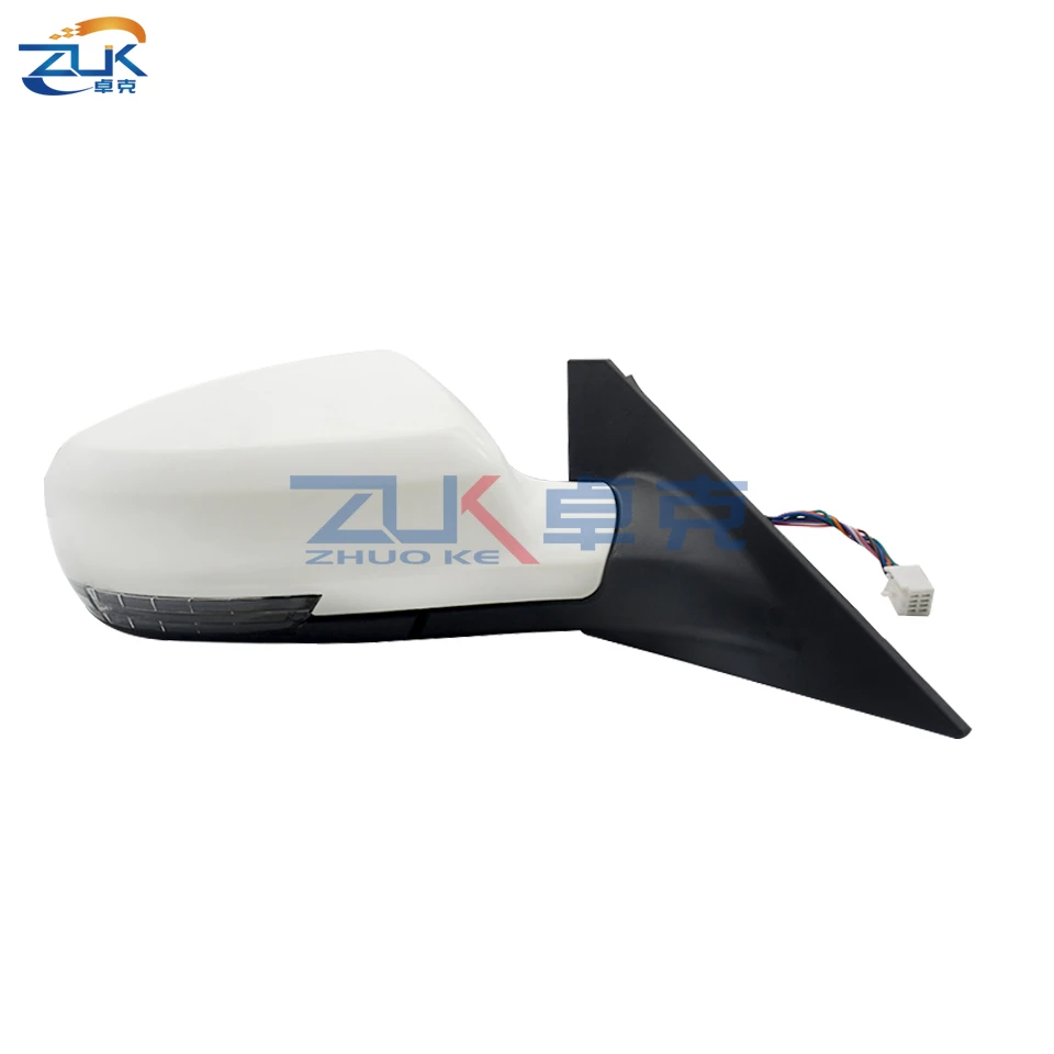 ZUK Car Exterior Rearview Door Mirror Assy For MAZDA 6 GG1 2013 2014 2015 With Electric Folding LED Turn Signal Light Heated