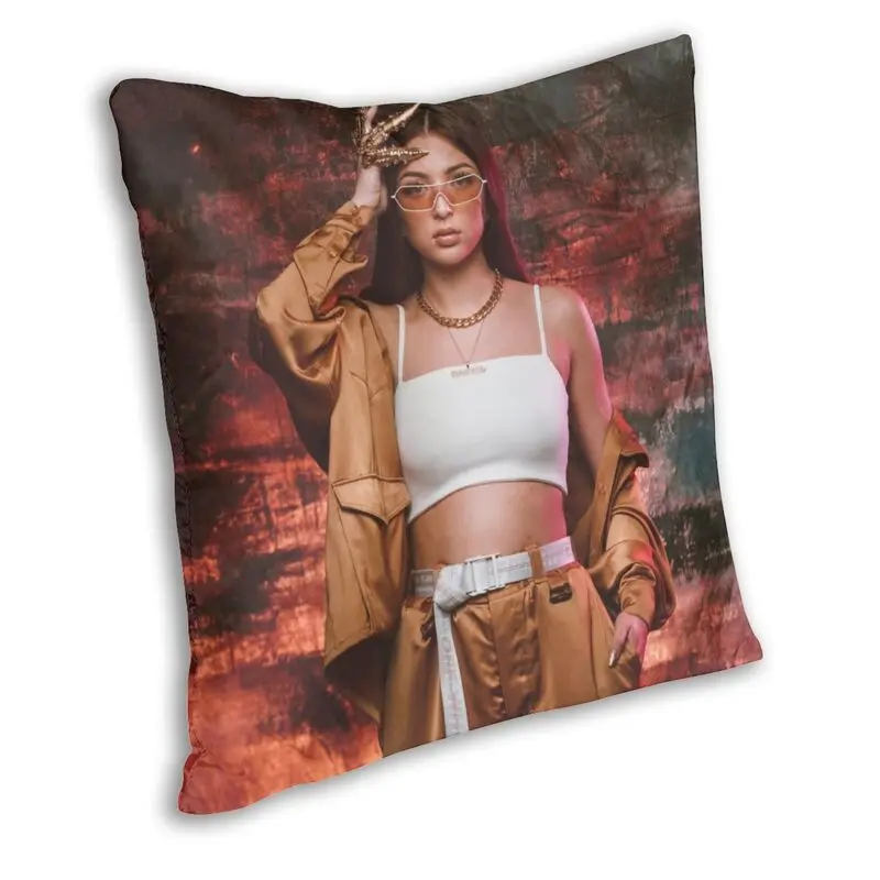 Cool French Singer Eva Queen Pillow Case Home Decor 3D Two Side Printing Cushion Cover for Sofa