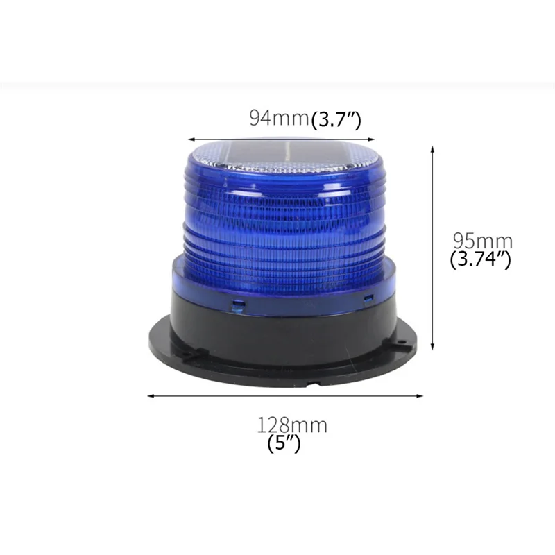 Solar Indicator Lights led flashing light lamp solar School bus car truck strobe signal Adsorption Night Safety warning light