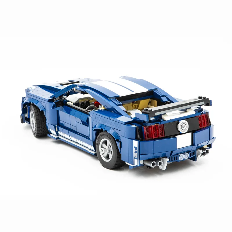 NEW MOC-10265 Mustangs Shelby GT500 Building Block Car Bricks F150 Raptor Classic Pickup Assembled Model DIY Toys Birthday Gifts