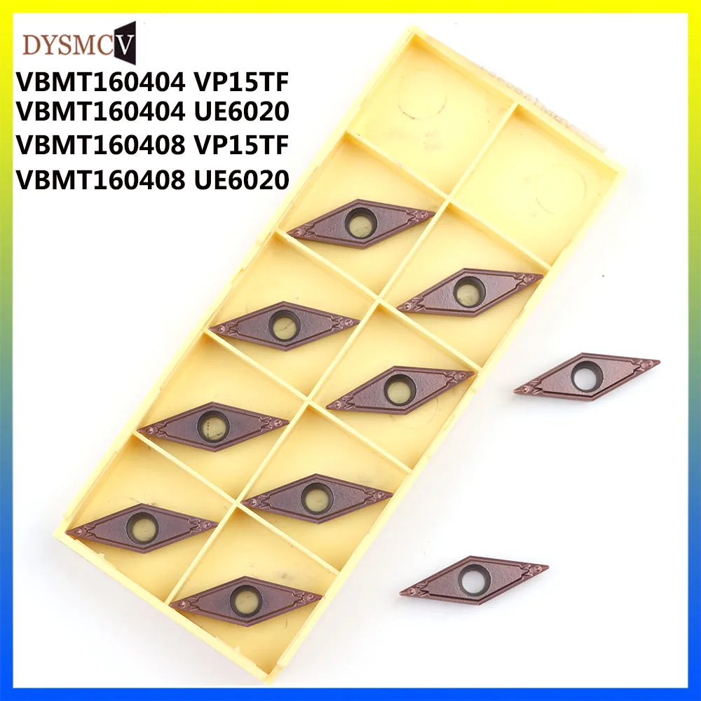 10pcs VBMT160408 VBMT160404 VP15TF  UE6020 US735 Original Carbide Insert Tool metal turning tool CNC lathe cutter tools