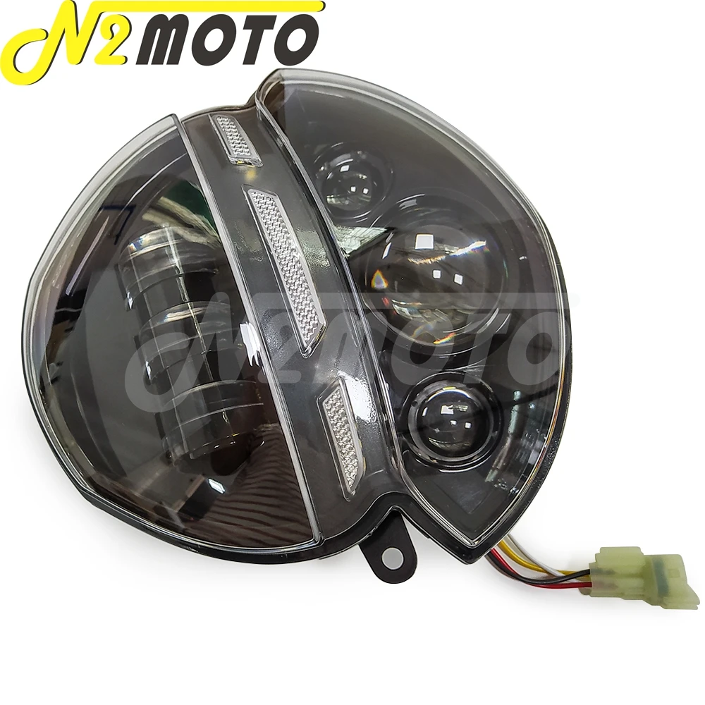 LED Headlamp DRL High Beam Low Beam Replace Head Light Assembly For Ducati Monster 695 696 795 796 1100 2008-2015 12v Front Lamp