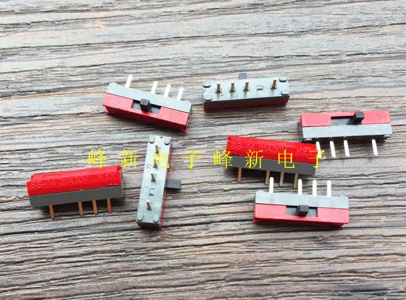 SS-14MDH2 Japanese side dial 3 gears 4 feet toggle switch side slide switch power supply horizontal