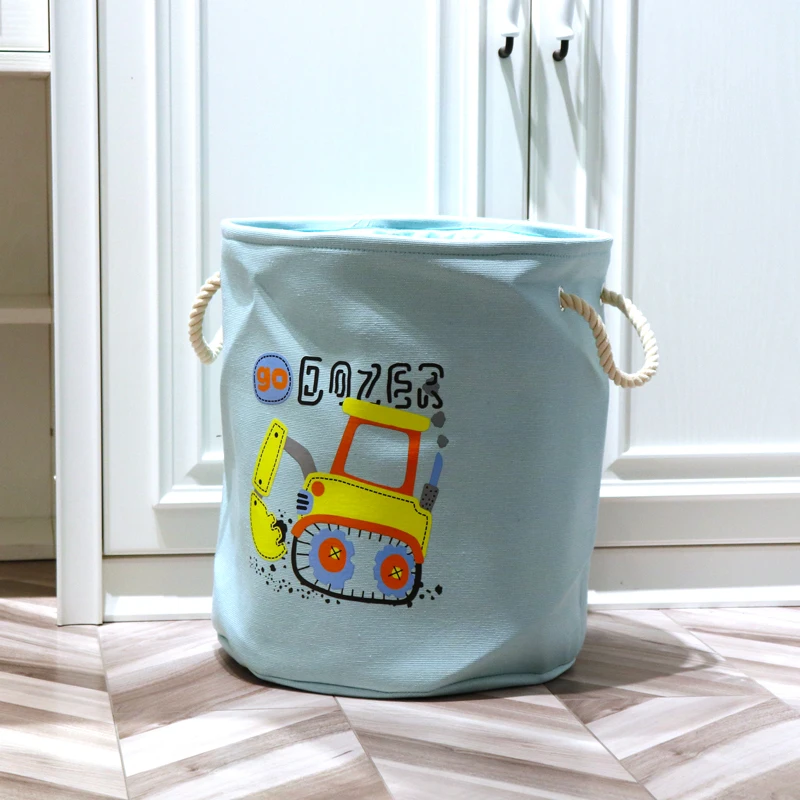 

Cartoon Thicken Laundry Basket Dirty Clothes Sundries Storage Basket For Kids Toys Organizers