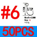 50 piezas talla 6