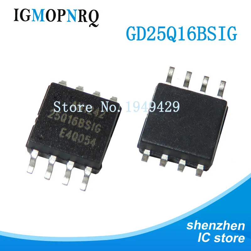 5PCS GD25Q16 GD25Q16BSIG SOP8 serial flash SPI-flash memory new