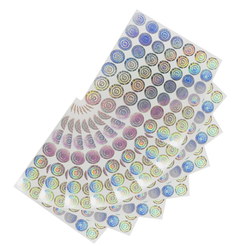 10000pcs Custom State Id Hologram 3d Serial Number Printing Laserable Packaging Labels Brand Mark Security Sticker