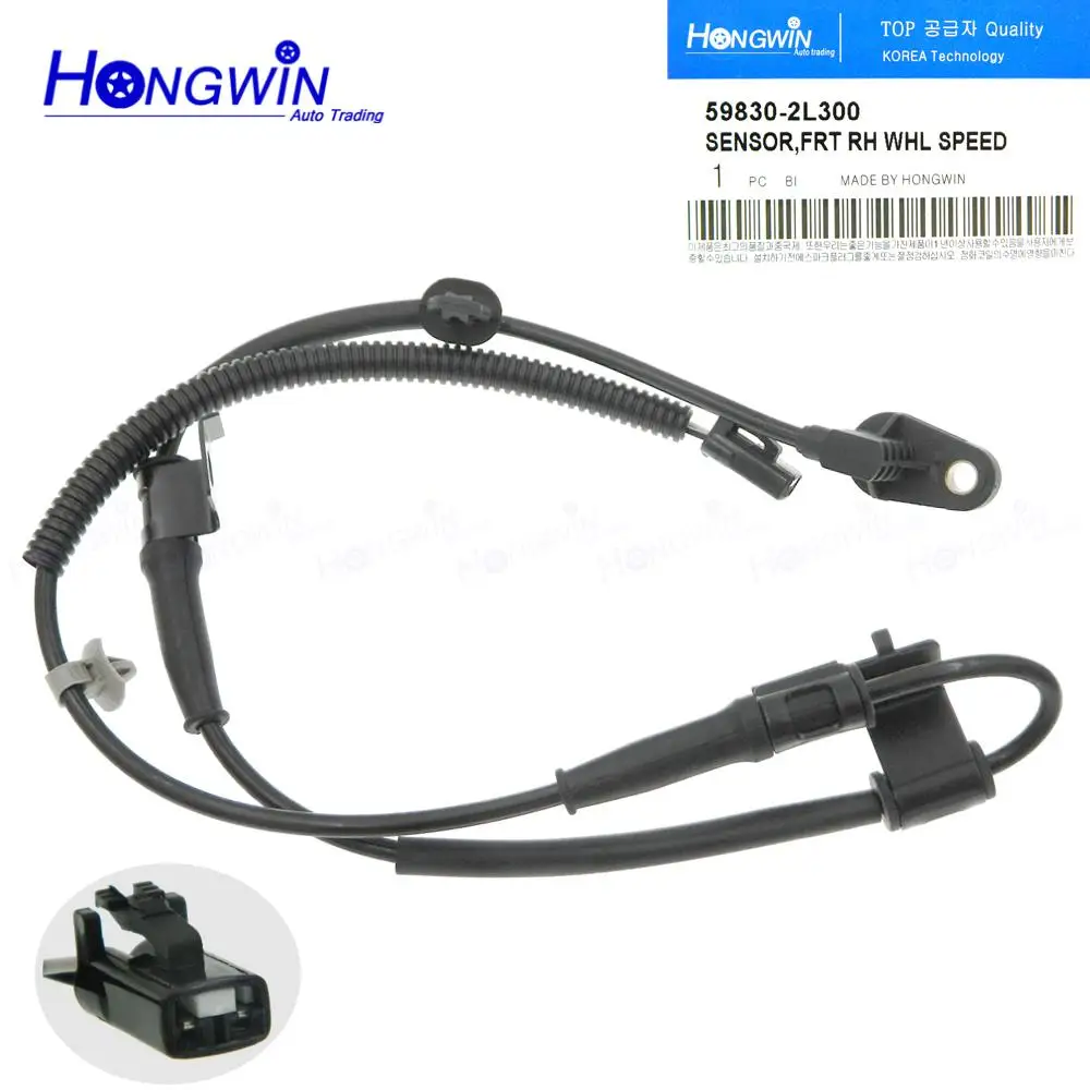 Genuine No.:59830-2L300 ABS Speed Sensor Front Right Fits Hyundai Elantra 1.8L 2.0L 07-12 59830 2L300,598302L300 ,598102L300