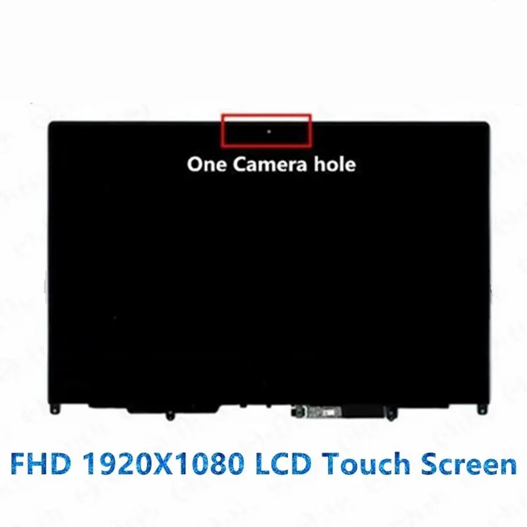 Imagem -03 - Montagem Lcd para Lenovo Thinkpad X380 Yoga Portátil Tela de Toque Mais Quadro Fhd 1920*1080 Ips 30pin Fru 02da168 02da170 02hm040 13.3