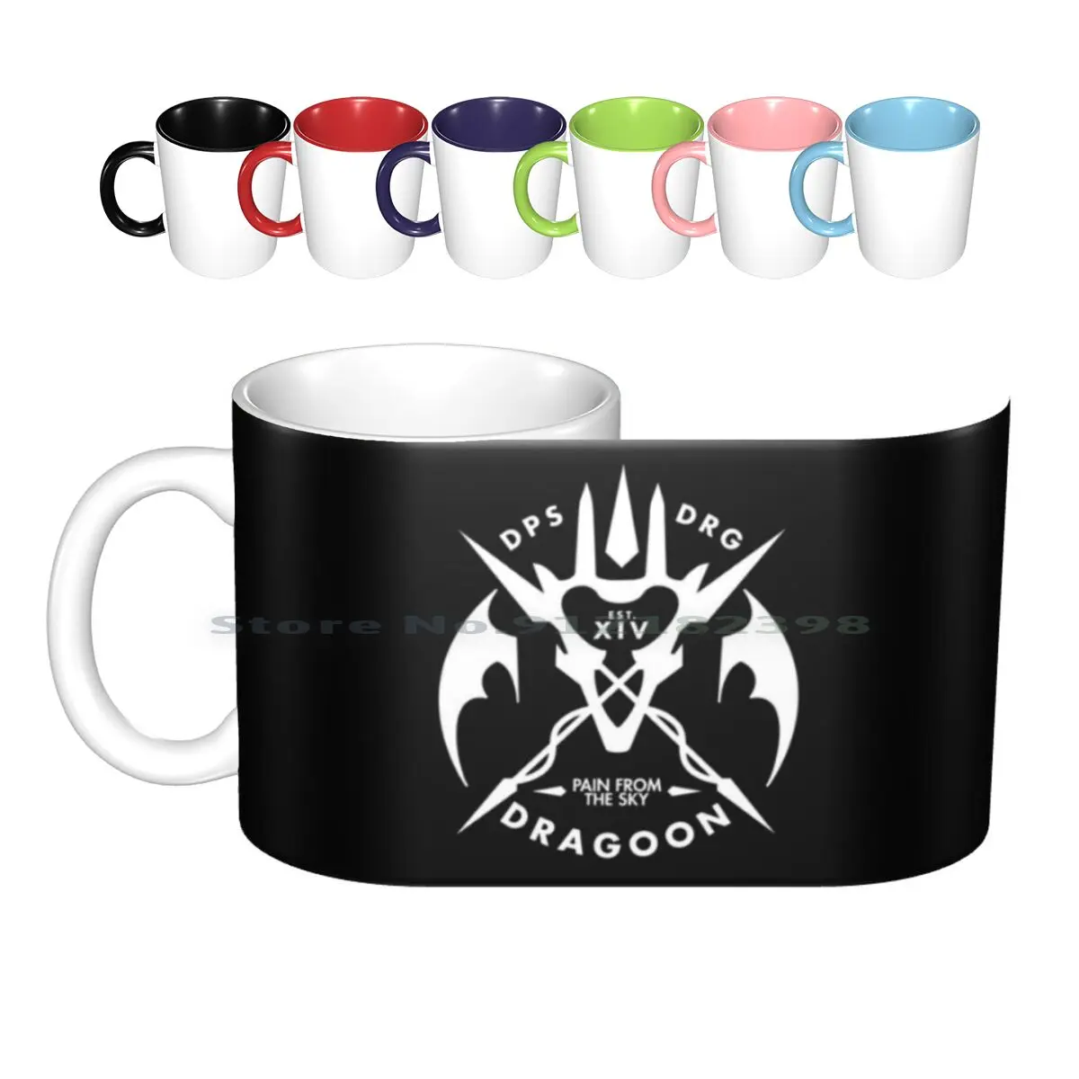 Dragoon Ceramic Mugs Coffee Cups Milk Tea Mug Final Fantasy Ffxiv Final Fantasy 14 Final Fantasy Xiv Ff14 Drg Games Gaming Pc