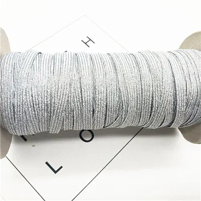 Glitter Elastic Sewing Band, 1 Roll for DIY Crafts