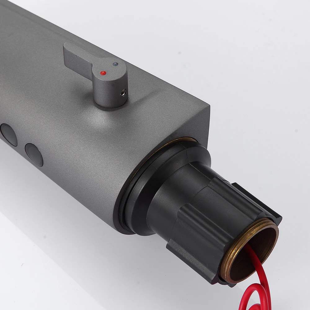 Imagem -06 - Torneira de Bacia Inteligente Automática Torneira de Corpo de Latão Completo Misturador de Água Torneira de Água Fria e Quente Potência da Bateria Voltagem ac 220 v